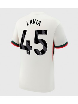 Chelsea Romeo Lavia #45 Replika Borta Kläder 2025-26 Kortärmad